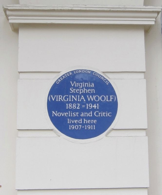 Virginia Woolf Marker. Click for full size. Virginia Woolf Marker image. Click for full size.