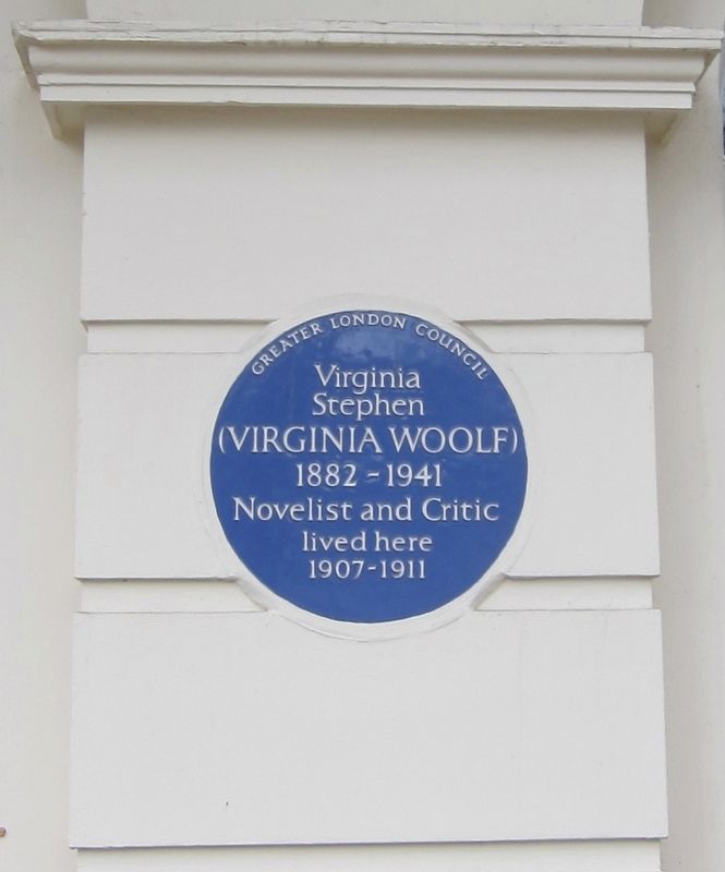 Virginia Woolf Marker image. Click for full size.