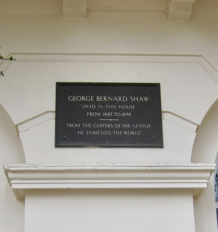 George Bernard Shaw Marker. Click for full size. George Bernard Shaw Marker image. Click for full size.