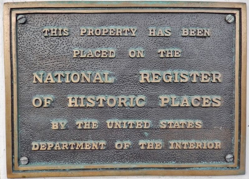 Loren Andrus House National Register of Historic Places plaque image. Click for full size.