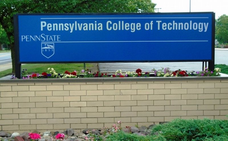 Pennsylvania College of Technology Sign image. Click for full size.