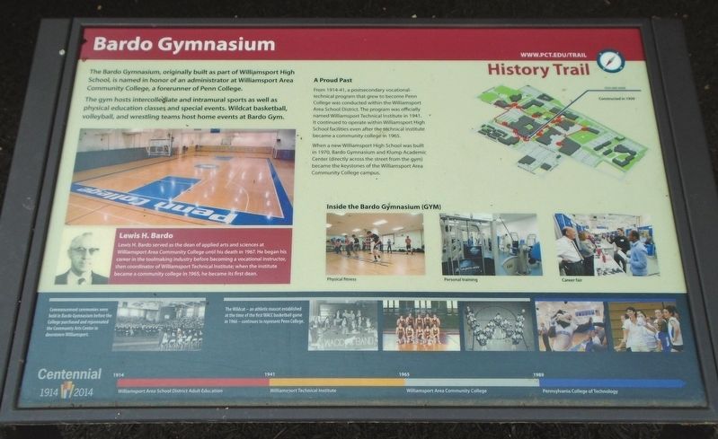 Bardo Gymnasium Marker image. Click for full size.