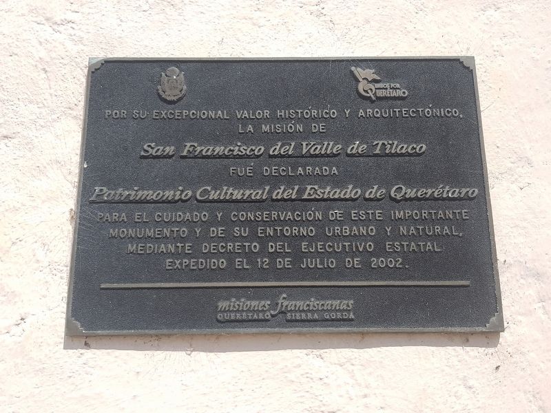 An additional marker on the Mission at Tilaco Marker image. Click for full size.