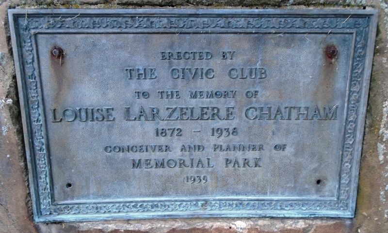 Louise Larzelere Chatham Marker image. Click for full size.