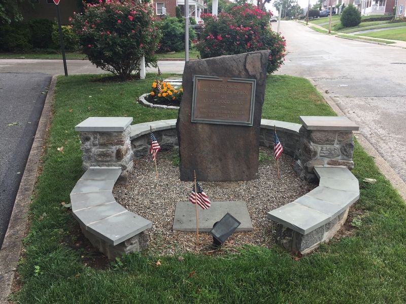 Lynnewood Park WWII Memorial. Click for full size. Lynnewood Park WWII Memorial image. Click for full size.