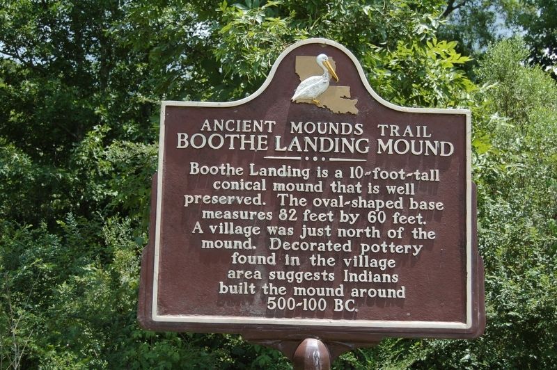 Boothe Landing Mound Marker image. Click for full size.