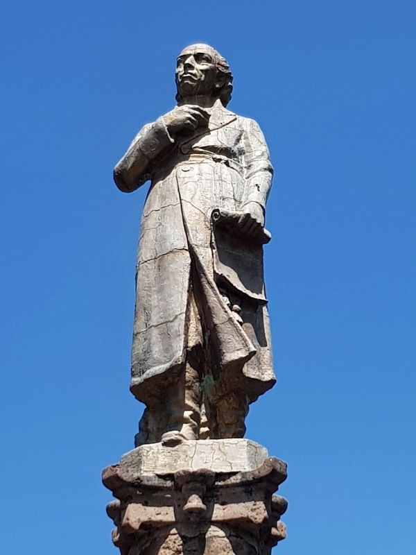 The statue of Miguel Hidalgo image. Click for full size.