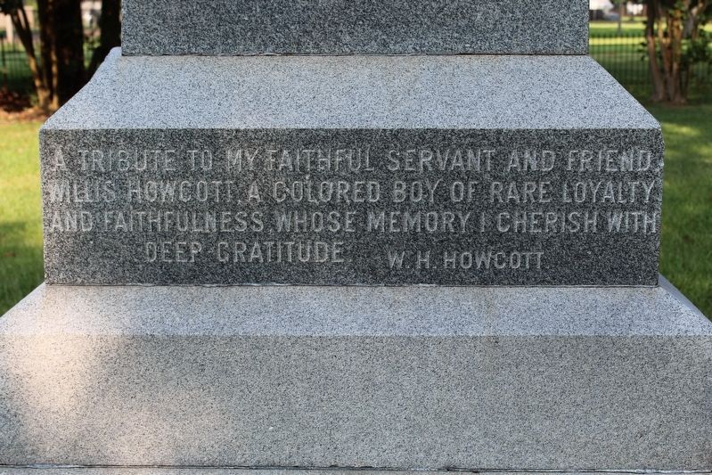 Howcutt Monument Marker. Click for full size. Howcutt Monument Marker image. Click for full size.