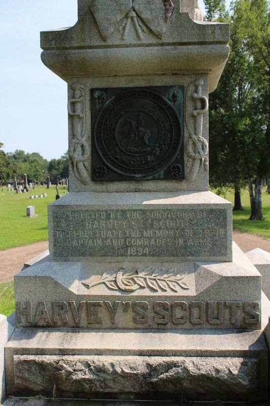 Harvey's Scouts Monument. Click for full size. Harvey's Scouts Monument image. Click for full size.