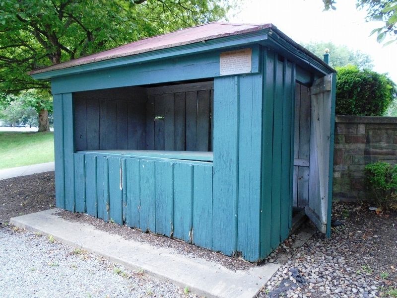 The Club House and Marker. Click for full size. The Club House and Marker image. Click for full size.