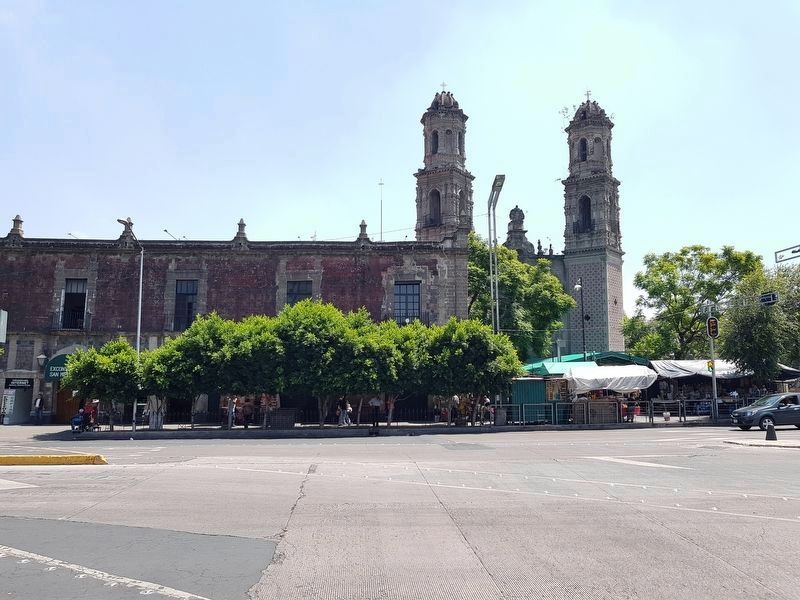 The Hospital of San Hipólito Marker. Click for full size. The Hospital of San Hipólito Marker image. Click for full size.