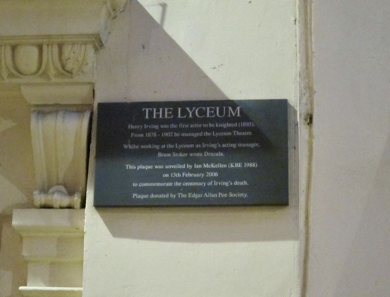 The Lyceum Marker image. Click for full size.
