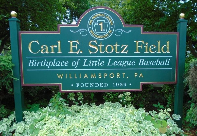 Carl E. Stotz Field Sign. Click for full size. Carl E. Stotz Field Sign image. Click for full size.