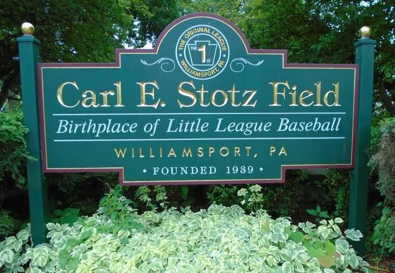 Carl E. Stotz Field Sign image. Click for full size.