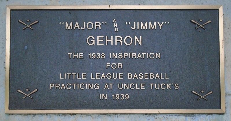 "Major" and "Jimmy" Gehron Marker image. Click for full size.