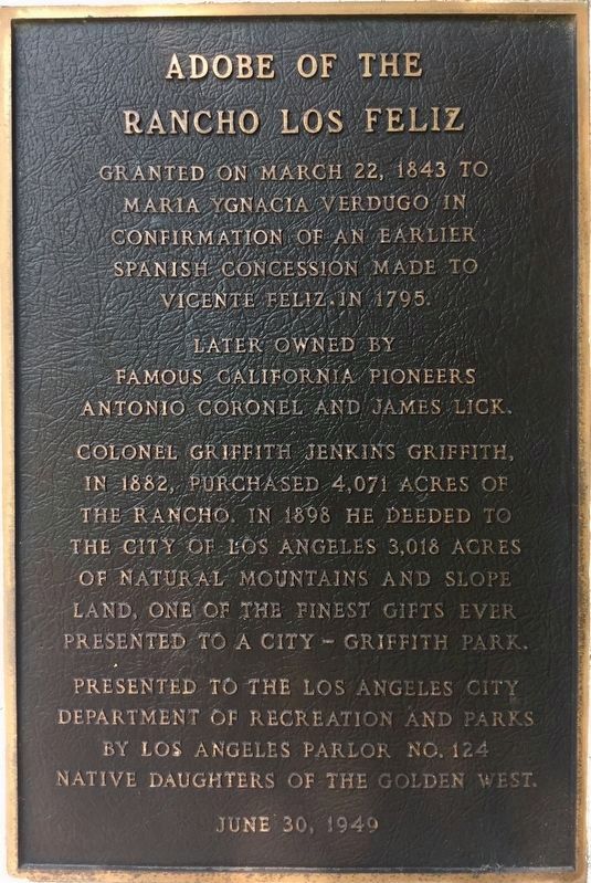 Feliz Adobe Marker. Click for full size. Feliz Adobe Marker image. Click for full size.