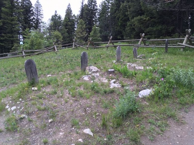 An additional view of the graves at Sand Park Cemetery image. Click for full size.