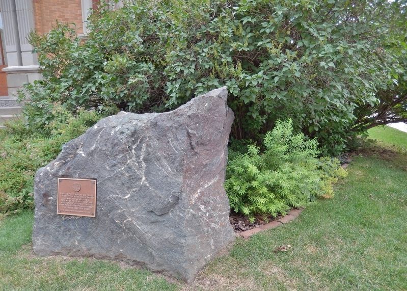 Black Hills Pioneers Marker (<i>wide view</i>) image. Click for full size.