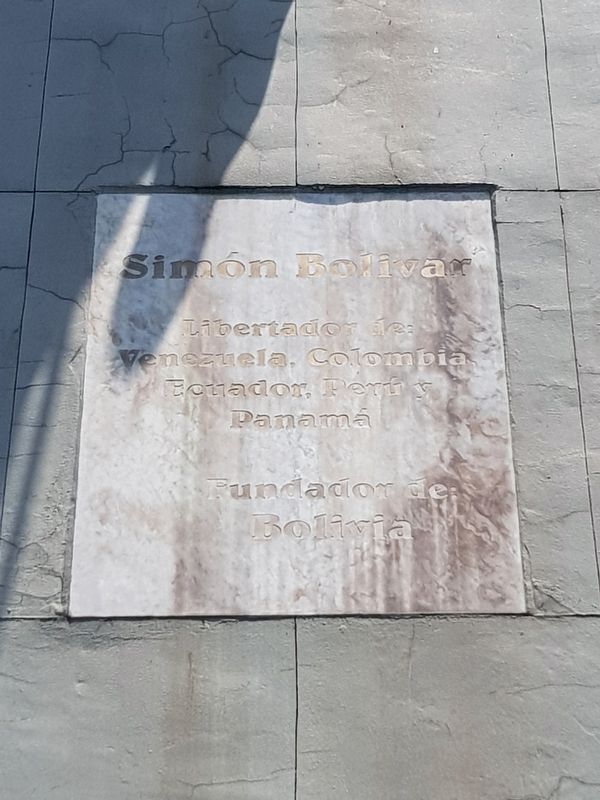 Simón Bolívar Marker. Click for full size. Simón Bolívar Marker image. Click for full size.