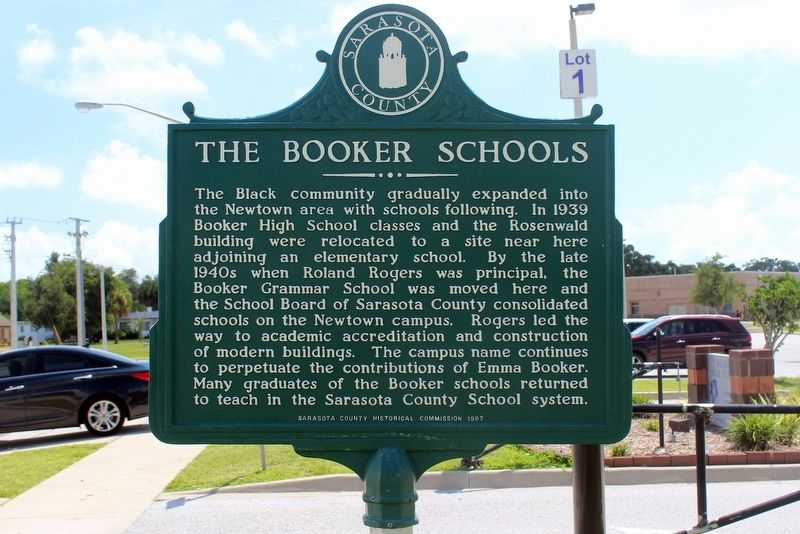 The Booker Schools Marker-Side 2 image. Click for full size.