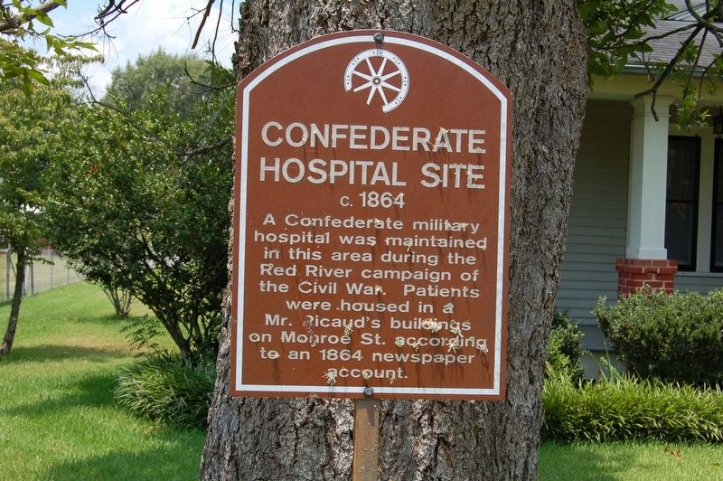 Confederate Hospital Site Marker image. Click for full size.