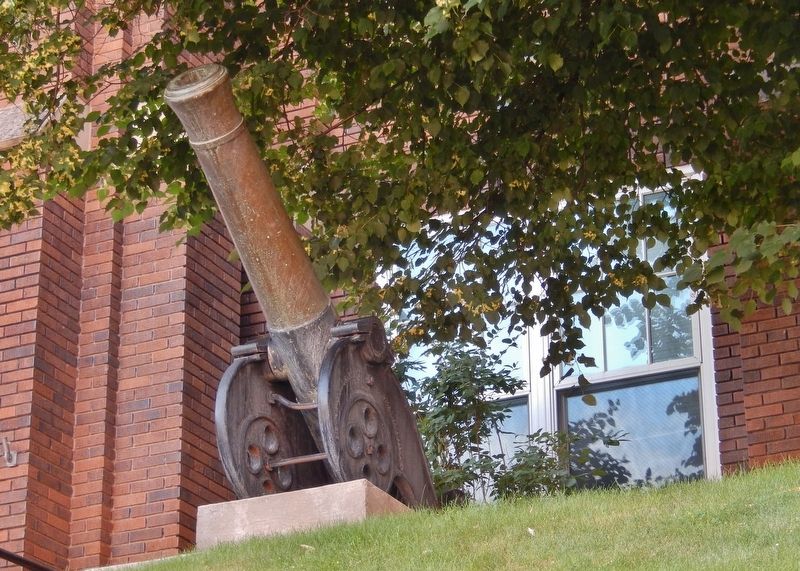 1862 Spanish Cannon (<i>view from marker</i>). Click for full size. 1862 Spanish Cannon (<i>view from marker</i>) image. Click for full size.