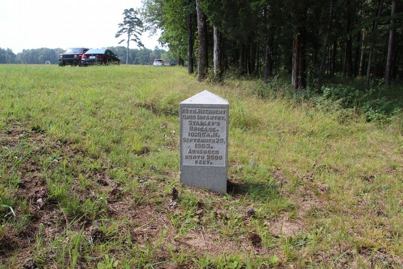 18th Ohio Infantry Marker. Click for full size. 18th Ohio Infantry Marker image. Click for full size.