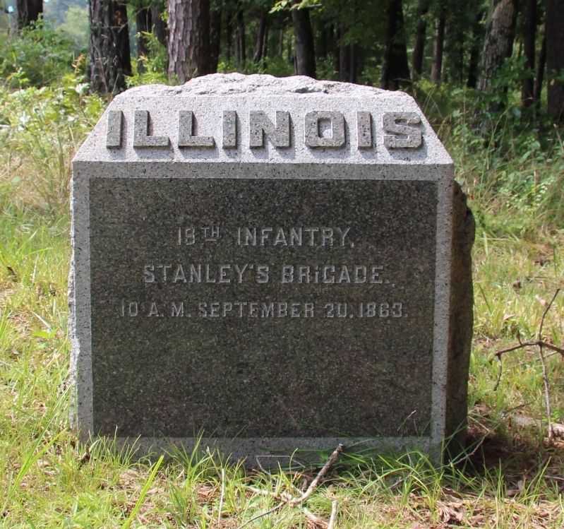 19th Illinois Infantry Marker image. Click for full size.
