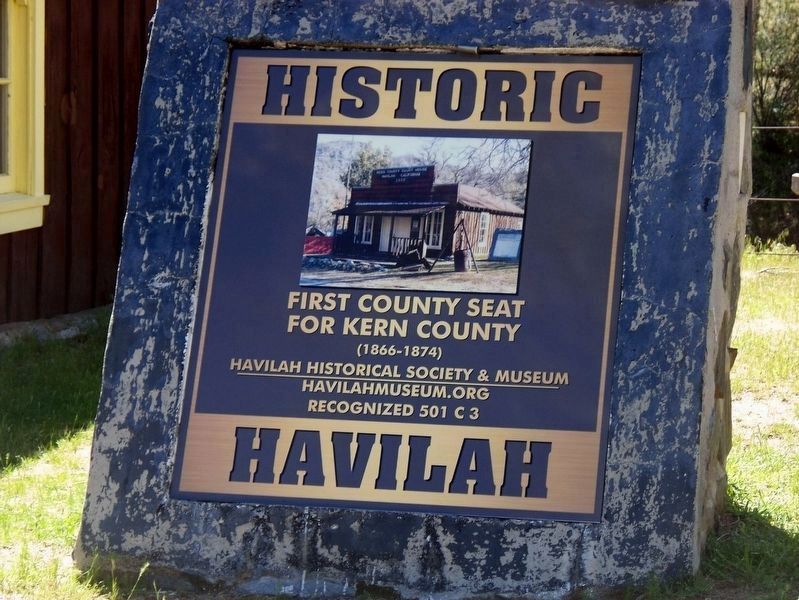 Historic Havilah Marker image. Click for full size.