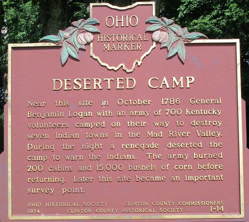 Deserted Camp Marker. Click for full size. Deserted Camp Marker image. Click for full size.