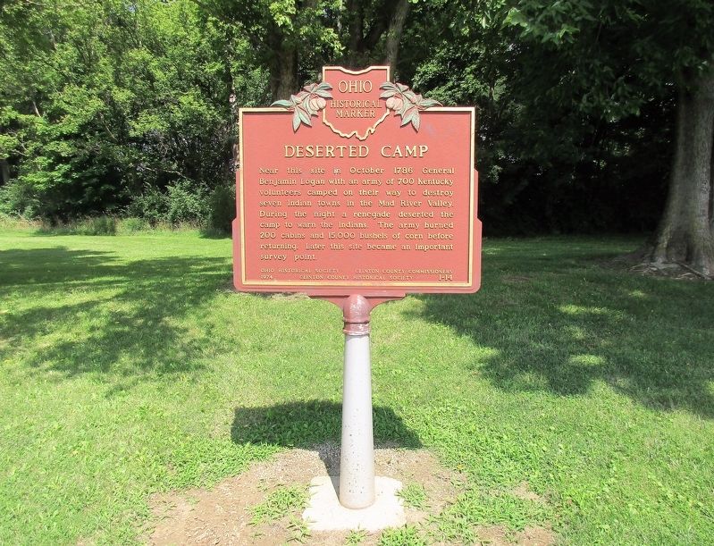 Deserted Camp Marker. Click for full size. Deserted Camp Marker image. Click for full size.