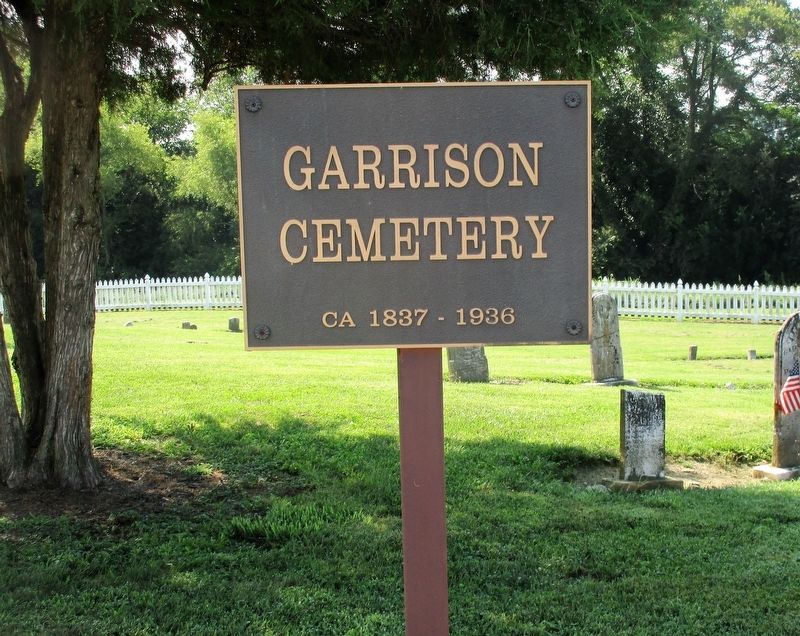 Garrison Corner Community Marker image. Click for full size.