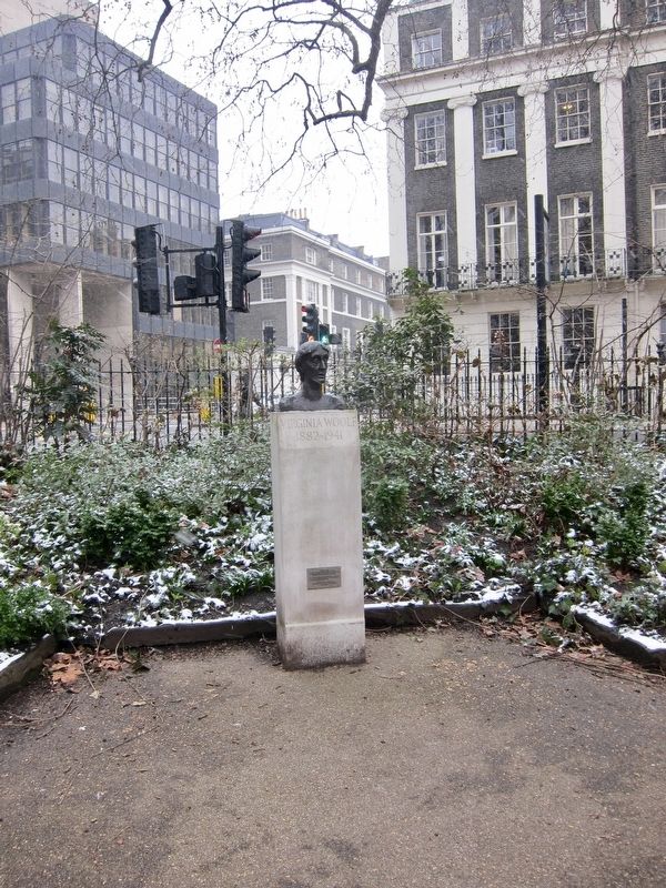 Virginia Woolf Marker - wide view image. Click for full size.