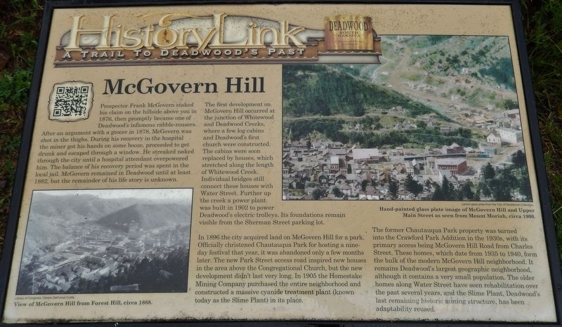 McGovern Hill Marker. Click for full size. McGovern Hill Marker image. Click for full size.