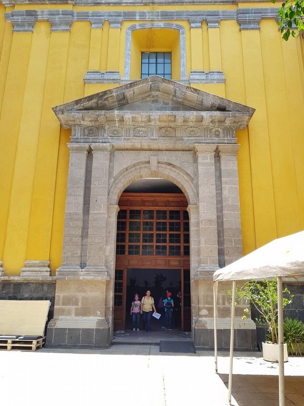 A view of the entrance to the temple of the Ex-Convent of San Diego. Click for full size. A view of the entrance to the temple of the Ex-Convent of San Diego image. Click for full size.