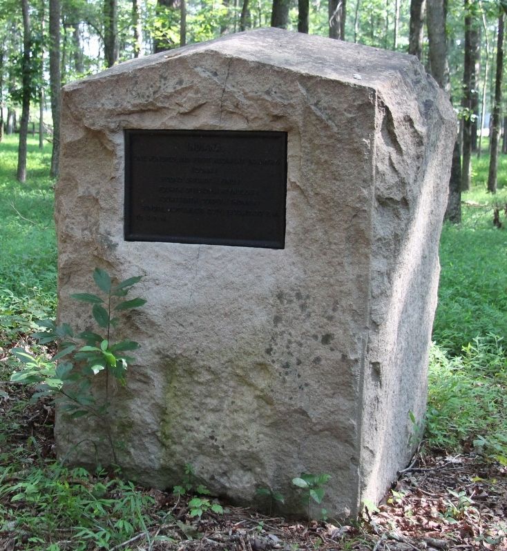 101st Indiana Infantry Marker image. Click for full size.