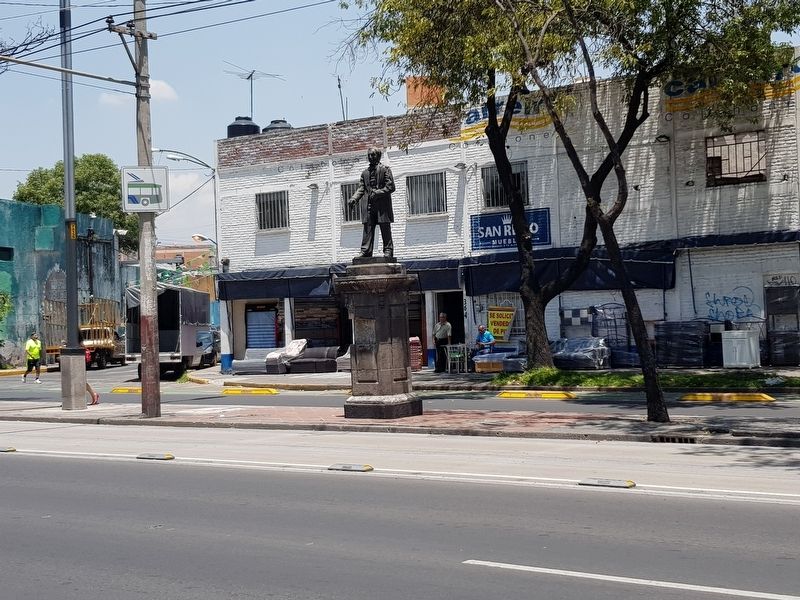 Clodomiro Cota Márquez Marker and statue. Click for full size. Clodomiro Cota Márquez Marker and statue image. Click for full size.