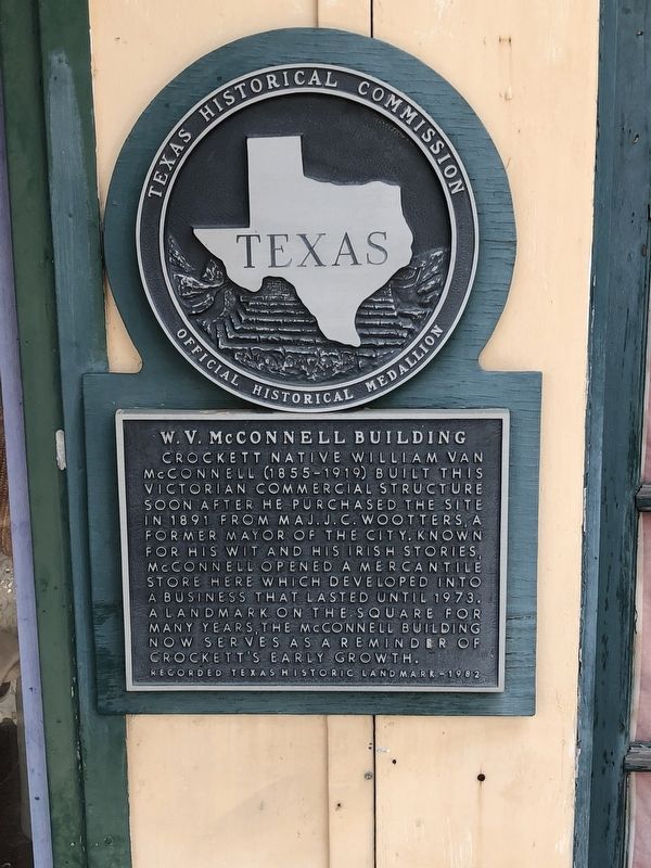 W.V. McConnell Building Marker image. Click for full size.