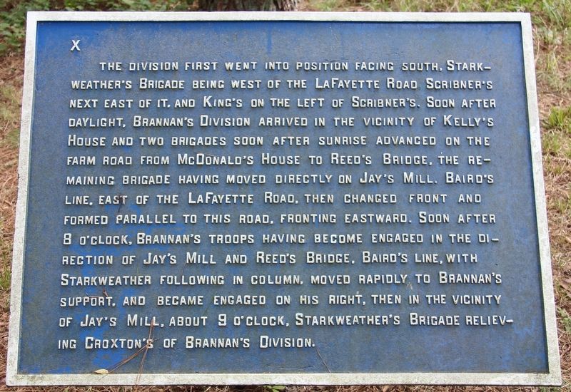 Baird's Division Marker. Click for full size. Baird's Division Marker image. Click for full size.