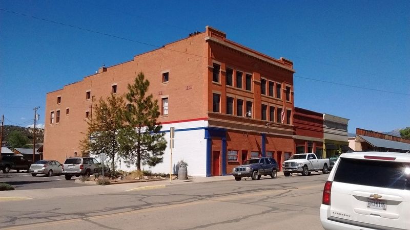 Mancos Opera House Marker. Click for full size. Mancos Opera House Marker image. Click for full size.