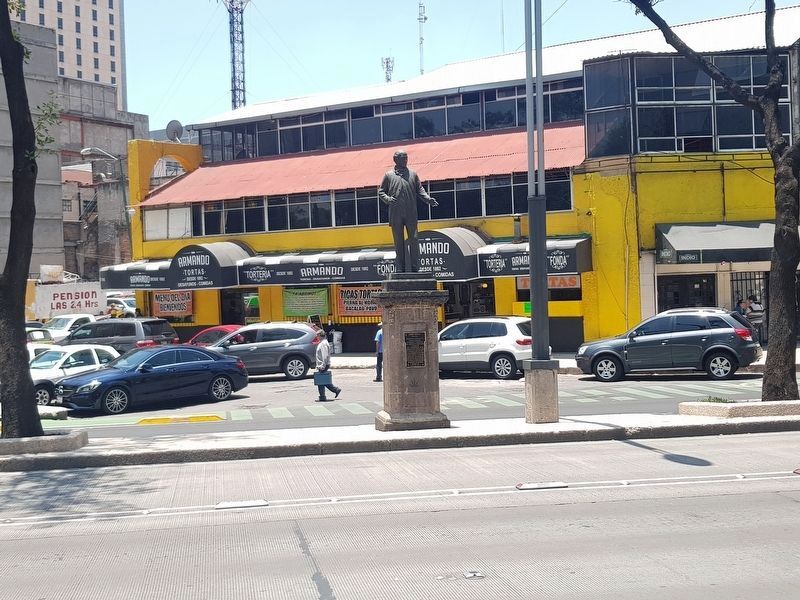 Jesús Terán Marker and statue. Click for full size. Jesús Terán Marker and statue image. Click for full size.