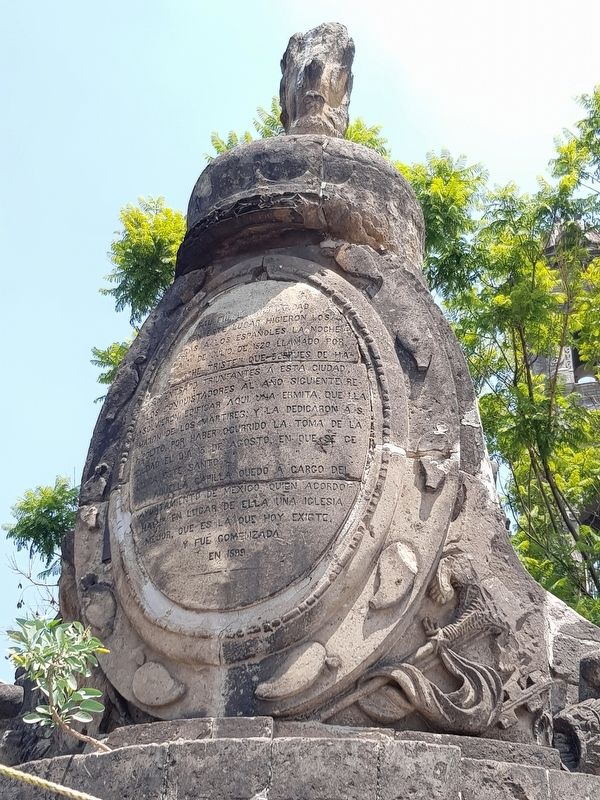 The Temple of San Hipólito Marker. Click for full size. The Temple of San Hipólito Marker image. Click for full size.