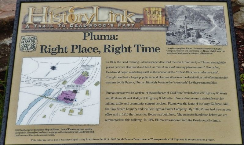Pluma: Right Place, Right Time Marker image. Click for full size.