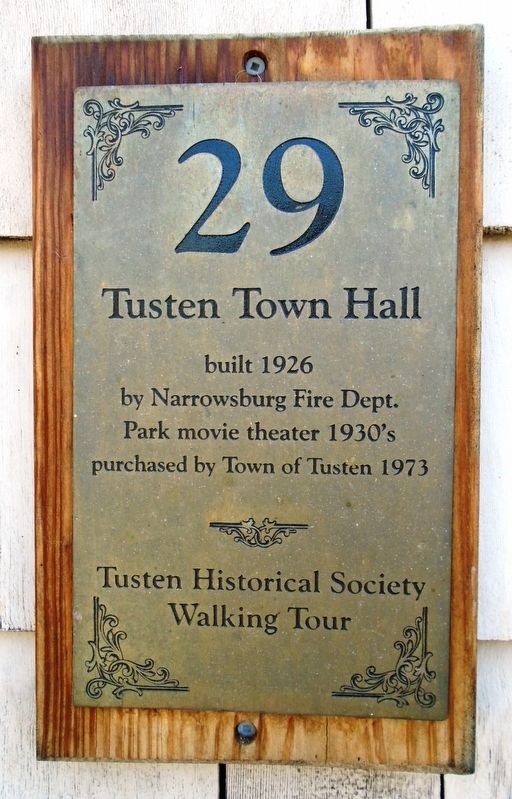 Tusten Town Hall Marker image. Click for more information.