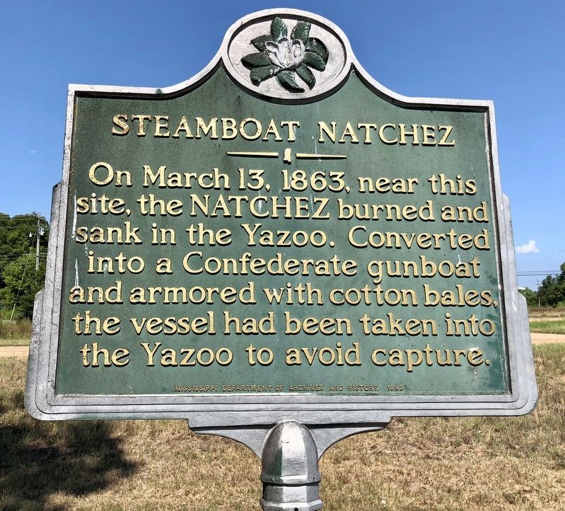 Steamboat Natchez Marker image. Click for full size.