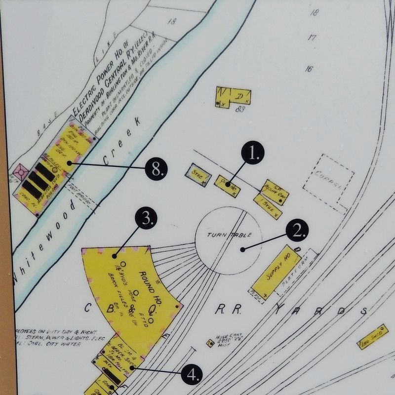Marker detail: This Sanborn Insurance Map shows the site as it existed in 1909. Click for full size. Marker detail: This Sanborn Insurance Map shows the site as it existed in 1909 image. Click for full size.