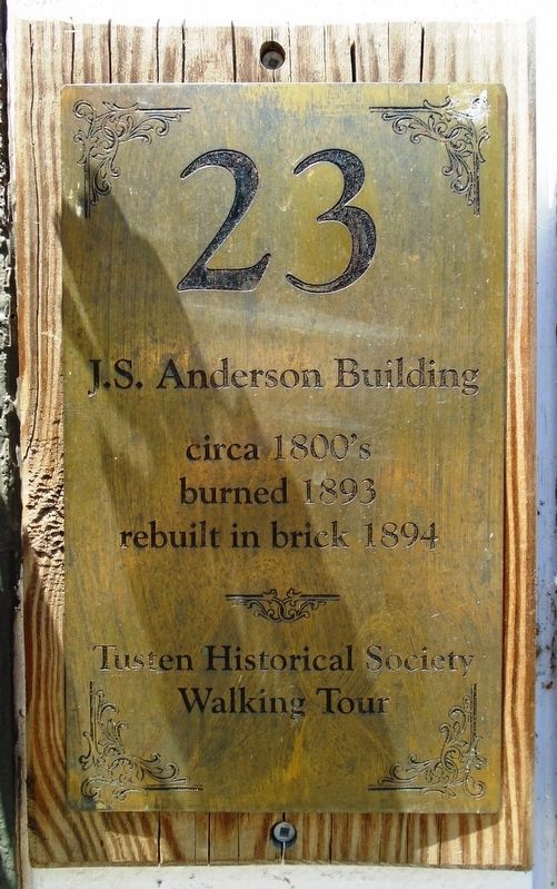 J.S. Anderson Building Marker image. Click for more information.