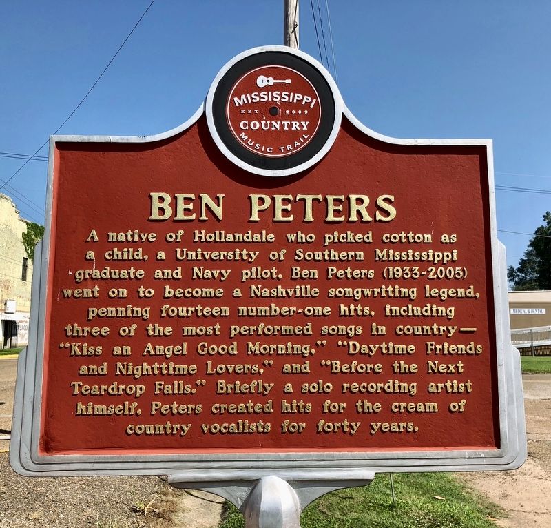 Ben Peters Marker (Front) image. Click for full size.