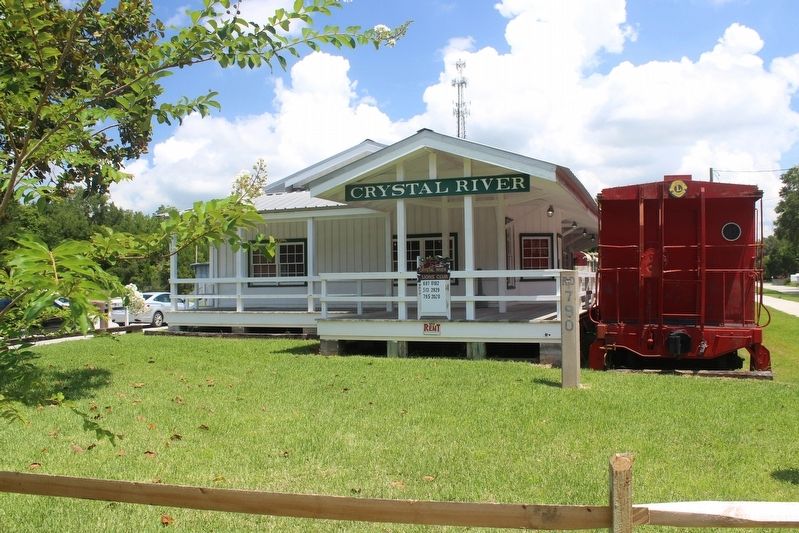 Historic Crystal River Train Depot image. Click for full size.