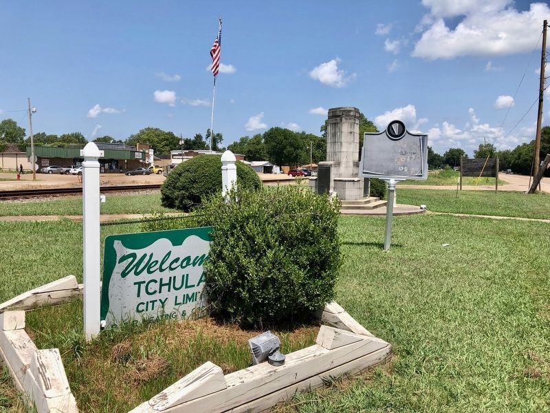 Holmes County Blues Tchula Marker looking north on U.S. Highway 49E.. Click for full size. Holmes County Blues Tchula Marker looking north on U.S. Highway 49E. image. Click for full size.